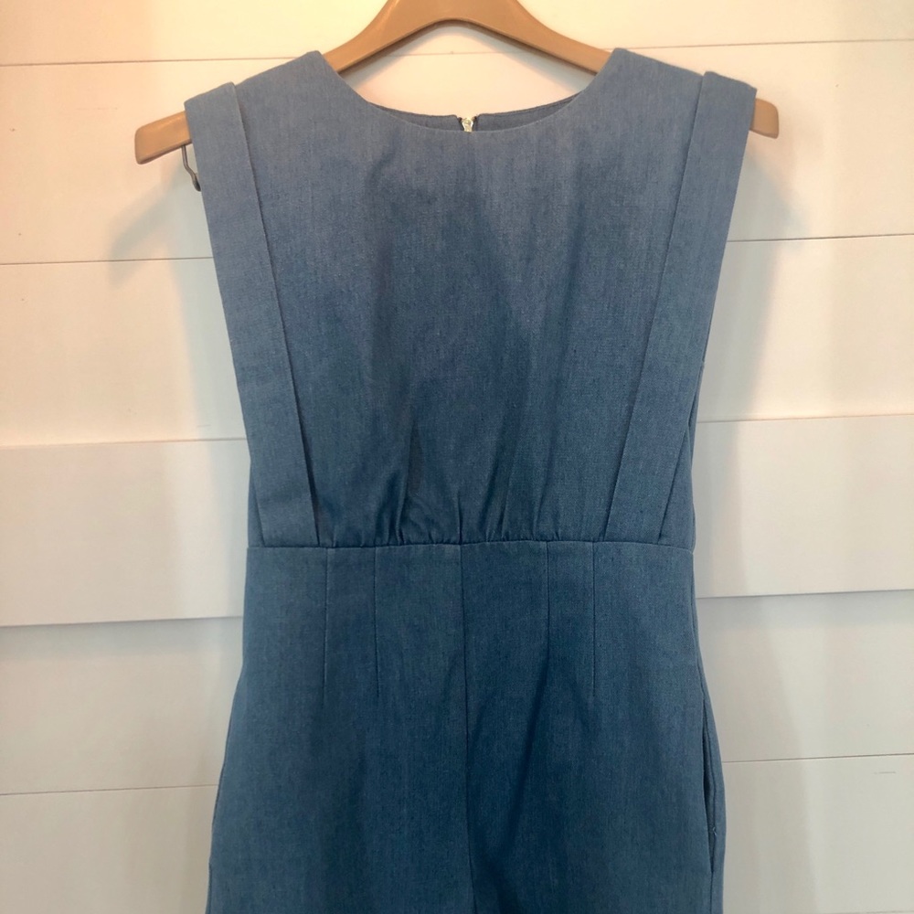 Denim Sleeveless Romper